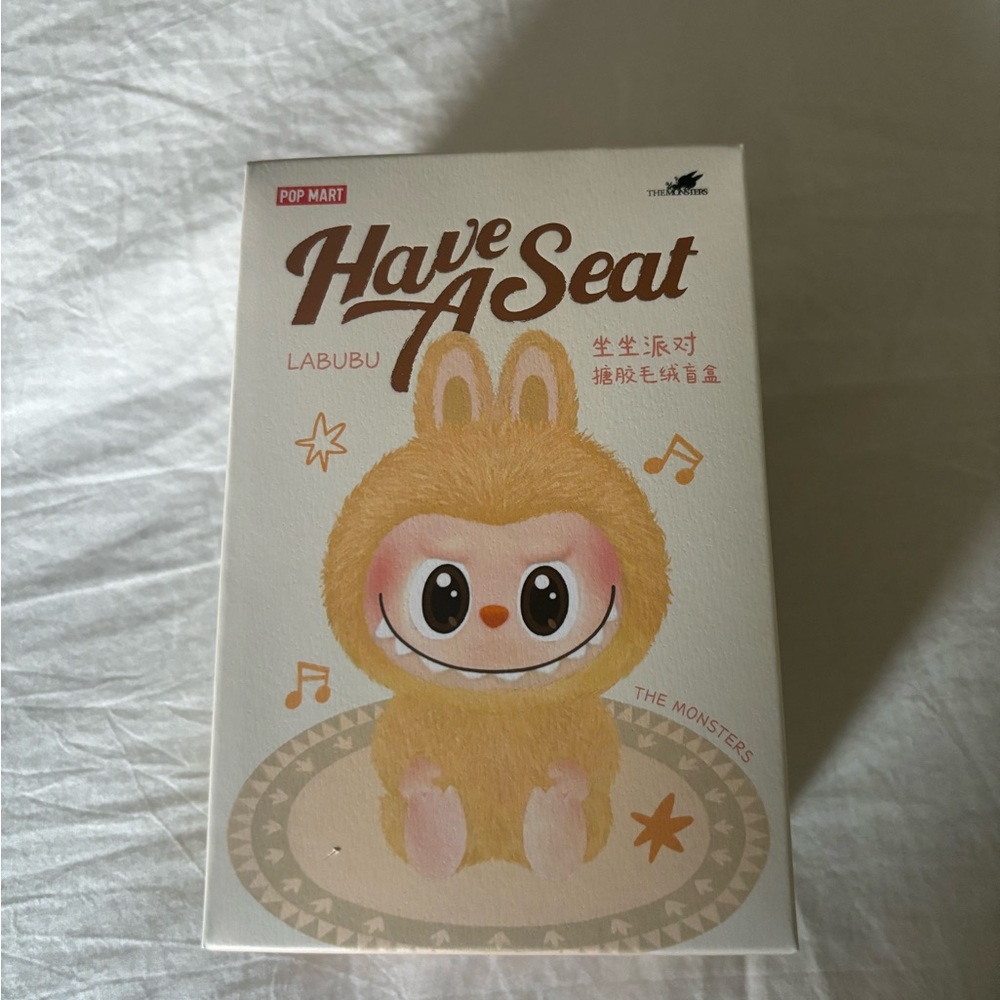 Authentic Have A Seat Labubu Blind Box- The Monsters
